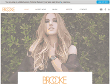 Tablet Screenshot of brookemusic.com